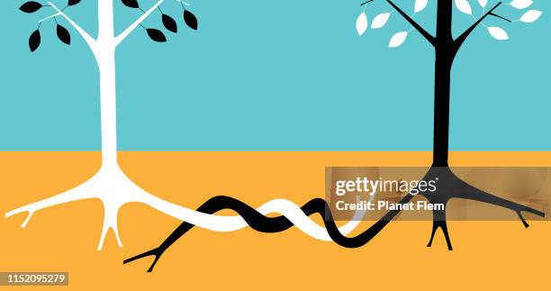 verbindungen und lange beziehungen schaffen - miteinander verbunden stock-grafiken, -clipart, -cartoons und -symbole