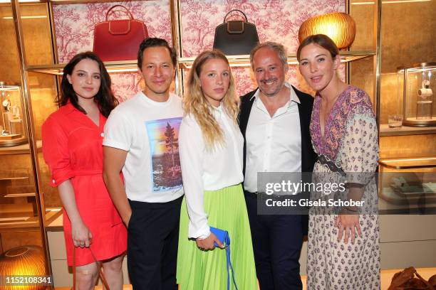 Leslie-Vanessa Lill, Trystan Puetter, Anna Lena Klenke, Renaud Lestringant, Managing Director Cartier Northern Europe and Jeannine Michaelsen during...