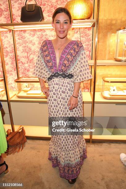 Jeannine Michaelsen, wearing jewelry by Cartier, during the Cartier x Munich Film Festival Cocktail on June 26, 2019 in Munich, Germany.