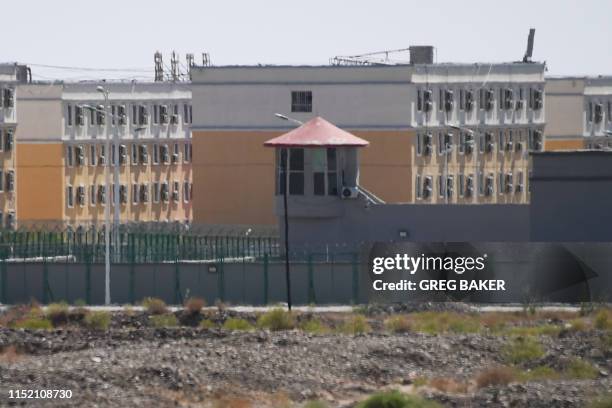 This photo taken on June 2, 2019 shows buildings at the Artux City Vocational Skills Education Training Service Center, believed to be a re-education...