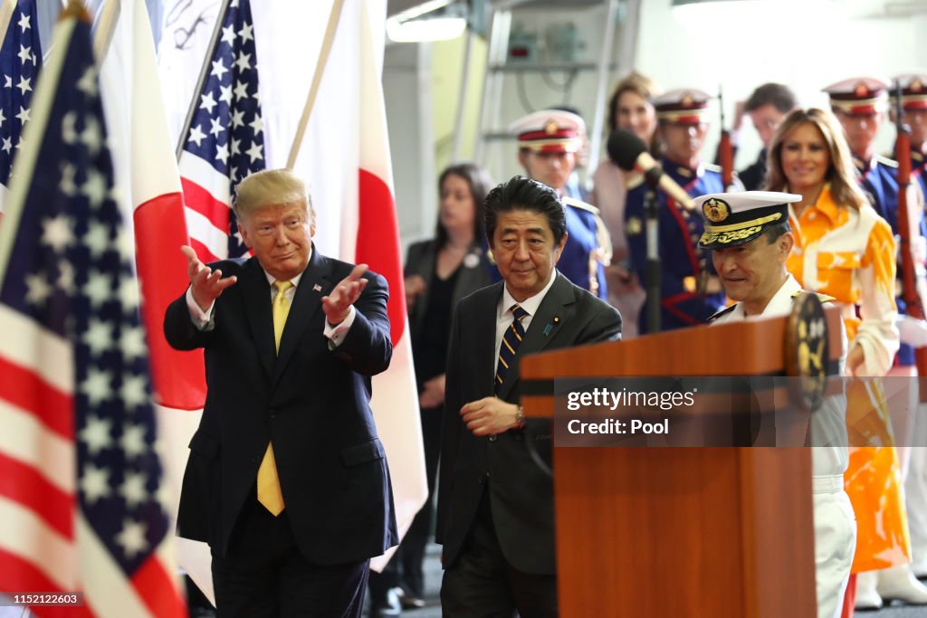 U.S. President Trump Makes State Visit To Japan