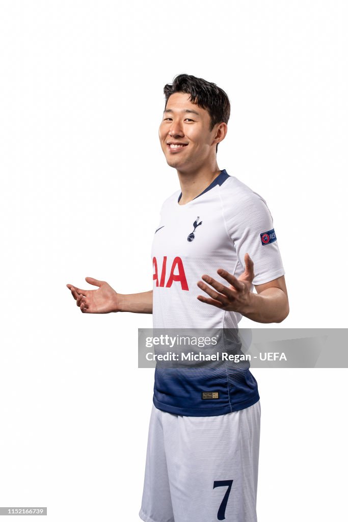 Tottenham Hotspur Portrait Shoot - UEFA Champions League Final Preview