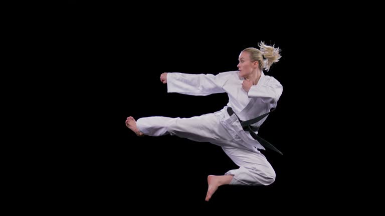 Female Rider Kick Karate Woman Kick Videos and HD Footage - Getty Images