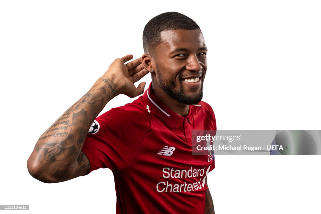 Liverpool FC Portrait Shoot - UEFA Champions League Final Preview