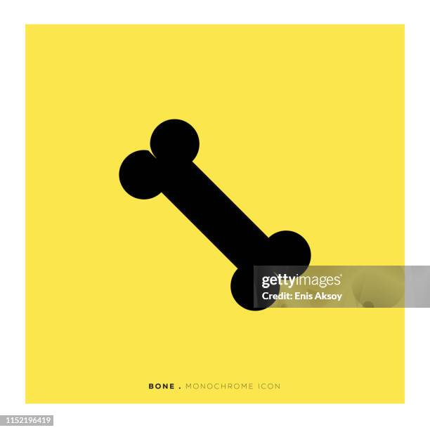 bone icon - calcium bones stock illustrations