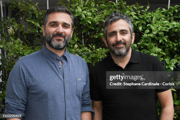 Olivier Nakache and Eric Toledano attend the 2019 French Tennis Open - Day Three at Roland Garros on May 28, 2019 in Paris, France.