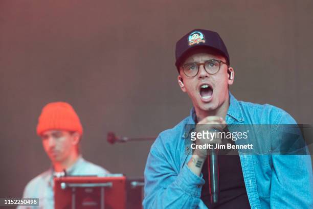 Rapper Logic performs live during BottleRock at the Napa Valley Expo on May 24, 2019 in Napa, California.