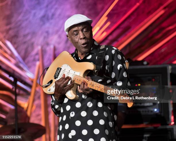 Buddy Guy performs live during the Bluenote Jazz and Blues Festival at Sony Hall on June 26, 2019 in New York City.
