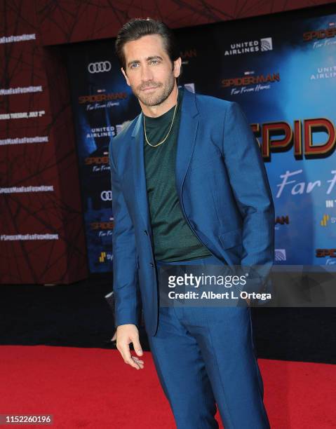 Jake Gyllenhaal arrives for the Premiere Of Sony Pictures' "Spider-Man Far From Home" held at TCL Chinese Theatre on June 26, 2019 in Hollywood,...