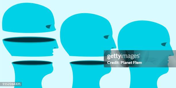 reconstructing yourself - disability independence stock illustrations