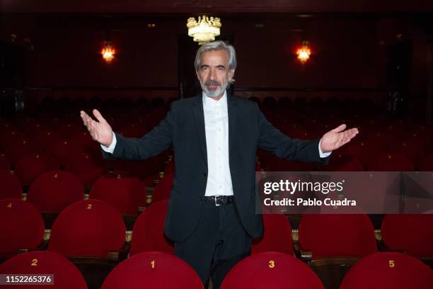 Actor Imanol Arias attends 'El Coronel No Tiene Quien Le Escriba' theatre play premiere at Infanta Isabel theater on May 28, 2019 in Madrid, Spain.
