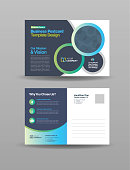 Corporate Professional Business Postcard Design, Event Card Design, Direct Mail EDDM Template, Invitation Design