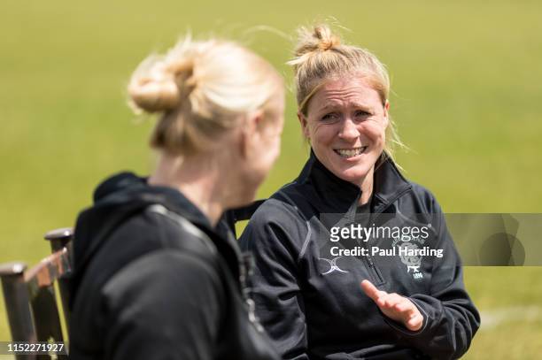 Danielle Waterman during Barbarians Women Training at Twyford Avenue Sports Ground on May 28, 2019 in Acton, England.