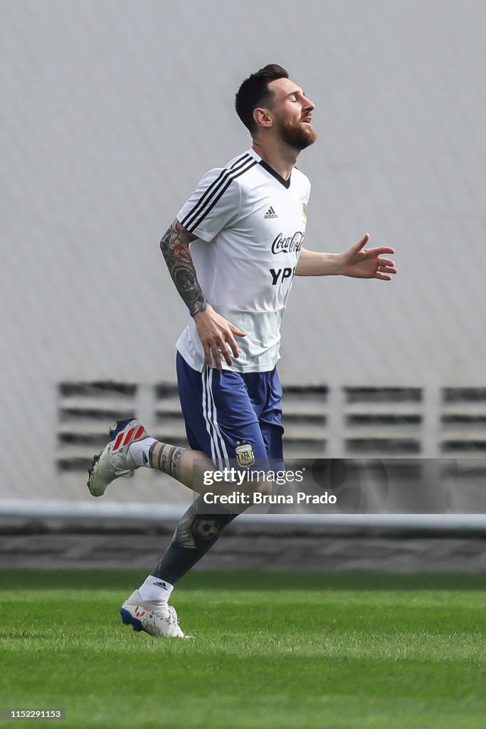 Argentina Press Conference & Training Session - Copa America Brazil 2019
