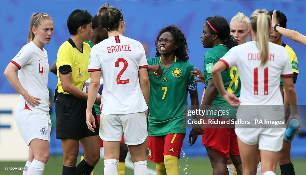England v Cameroon - FIFA Women's World Cup 2019 - Round of Sixteen - Stade du Hainaut