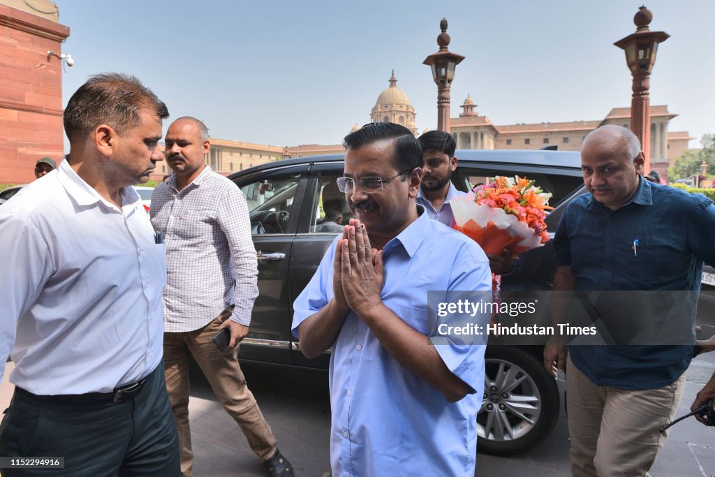 Delhi Chief Minister Arvind Kejriwal Meets Union Finance Minister Nirmala Sitharaman