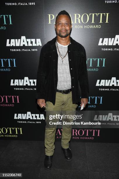 Cuba Gooding Jr. Attend the "Pavarotti" New York Screening at iPic Theater on May 28, 2019 in New York City.