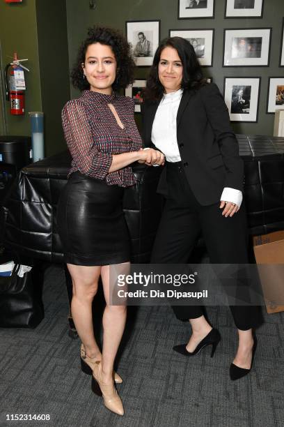 Ilana Glazer and Abbi Jacobson attend Abbi Jacobson & Ilana Glazer in Conversation with Whoopi Goldberg at 92nd Street Y on May 28, 2019 in New York...