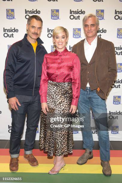 Murray Bartlett, Lauren Morelli and Paul Gross attend 2019 Inside Out LGBT Film Festival - Screening Of "Tales of the City" held at TIFF Bell...