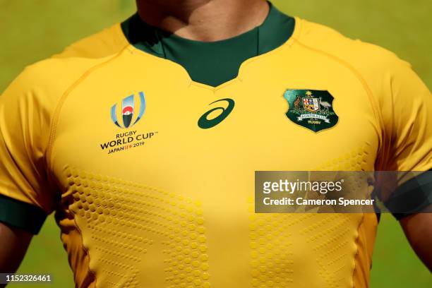 trui lager zijn 118 Australian Wallabies Rwc Jersey Launch Photos and Premium High Res  Pictures - Getty Images
