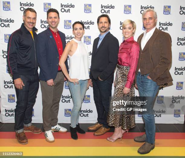 Murray Bartlett, Andrew Murphy, Andria Wilson, Stéphane Cardin, Lauren Morelli and Paul Gross attend 2019 Inside Out LGBT Film Festival - Screening...