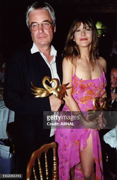 Sophie Marceau et Andrzej Zulawski lors du Festival de Cabourg le 17 juin 2000, France.