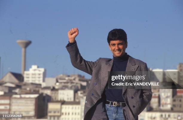 Le footballeur brésilien Bebeto à La Corogne le 27 octobre 1994, Espagne.