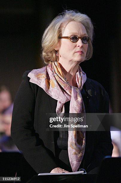 Actress Meryl Streep attends Vassar College's 150th Anniversary Celebration at Jazz at Lincoln Center on February 24, 2011 in New York City.