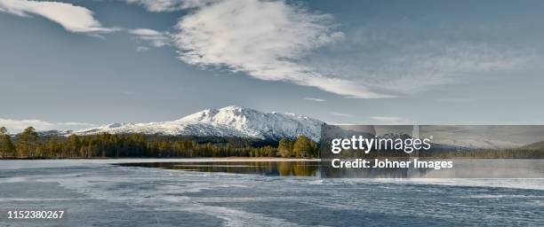 view of winter coast - jamtland stock pictures, royalty-free photos & images