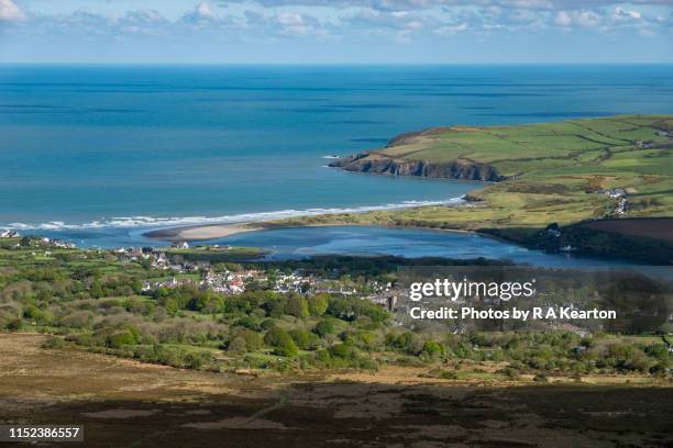 newport, pembrokeshire, wales - newport wales photos et images de collection