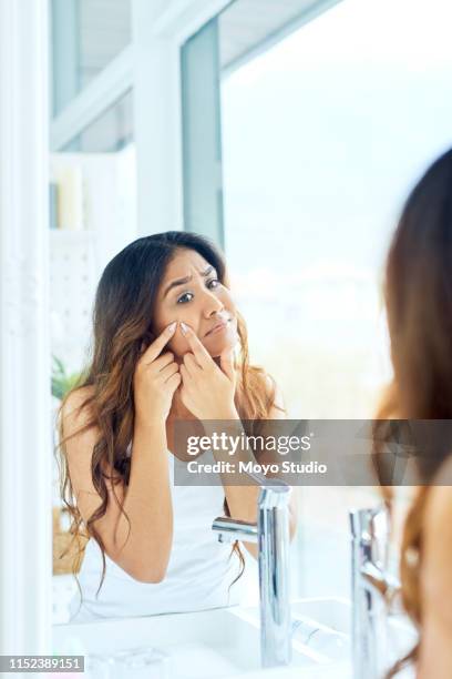 i can't go out with this on my face - pimple stock pictures, royalty-free photos & images
