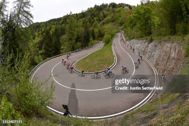 Primoz Roglic of Slovenia and Team Jumbo - Visma / Antwan Tolhoek of The Netherlands and Team Jumbo - Visma / Kristian Sbaragli of Italy and Team...