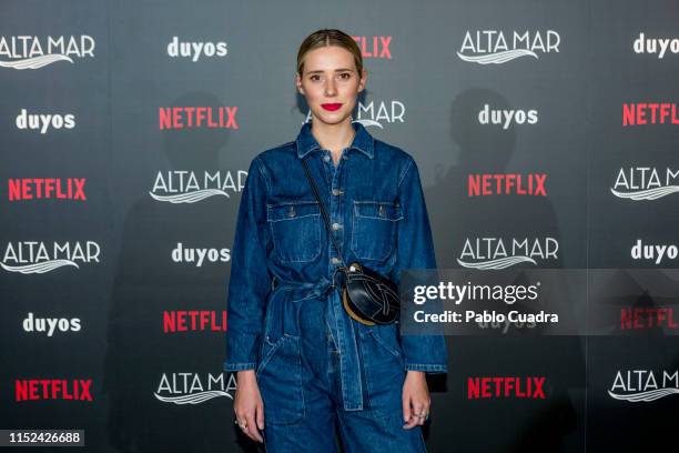 Lulu Figueroa attends Alta Mar Fashion Show by Duyos and Netflix at Teatro Gran Maestre on May 29, 2019 in Madrid, Spain.