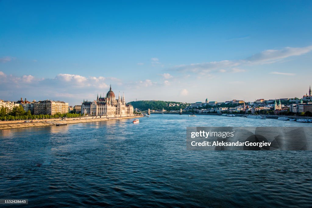 River View Of Pest From The Danube