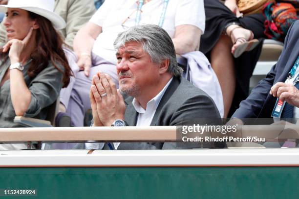 David Douillet attends the 2019 French Tennis Open - Day Four at Roland Garros on May 29, 2019 in Paris, France.