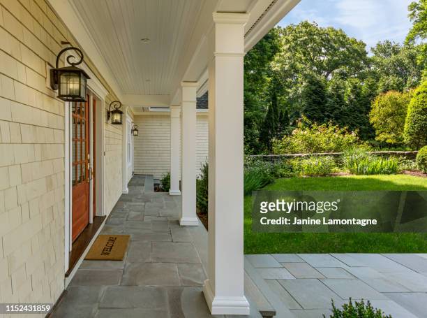 front porch - sconce stock pictures, royalty-free photos & images