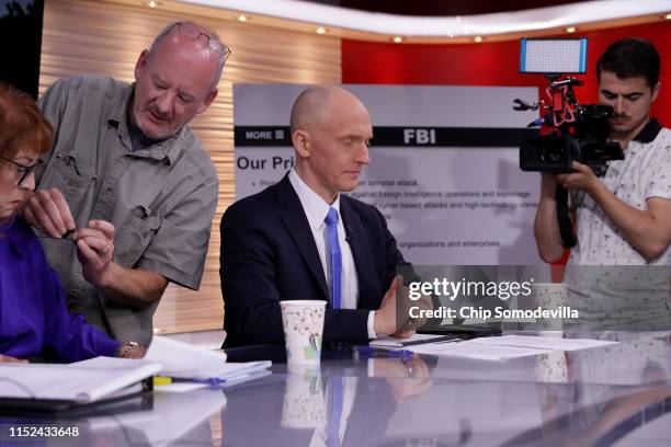 Global Natural Gas Ventures founder Carter Page prepares to participate in a discussion on 'politicization of DOJ and the intelligence community in...