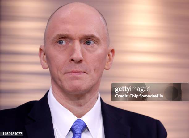 Global Natural Gas Ventures founder Carter Page participates in a discussion on 'politicization of DOJ and the intelligence community in their...