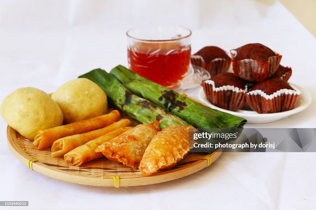 Traditional cakes. Kuih Muih, Ramadan