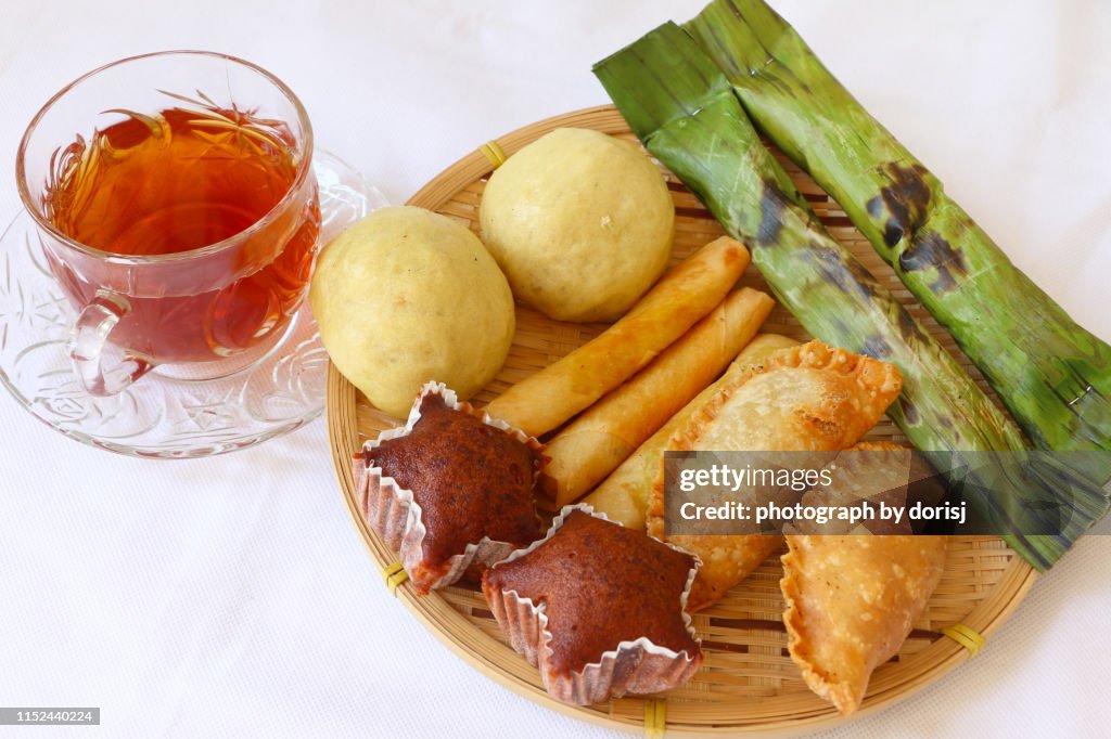 Traditional cakes. Kuih Muih, Ramadan