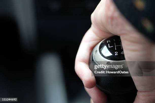 changing gear in car driving lesson - gear levers stock pictures, royalty-free photos & images