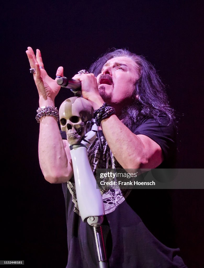 Jamie Labrie Singer James LaBrie of the American band Dream Theater performs live ...