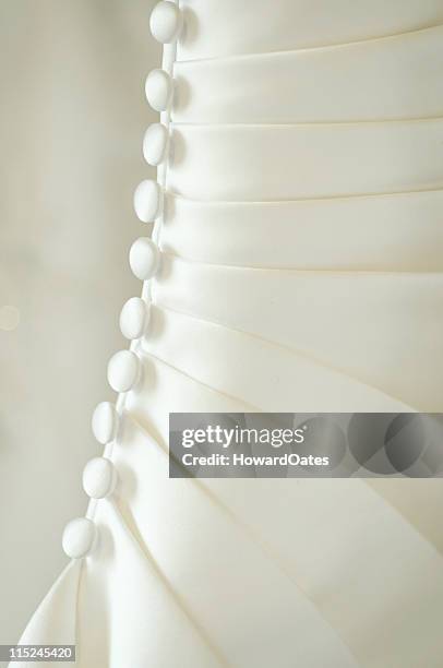 designer wedding dress back - wedding dress stock pictures, royalty-free photos & images