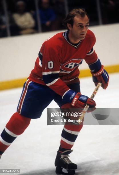 Guy Lafleur of the Montreal Canadiens skates on the ice during an NHL game in April, 1979.