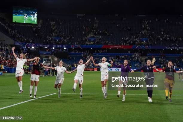 Beth Mead of England Women, Abbie McManus of England Women, Lucy Bronze of England Women, Keira Walsh of England Women, Steph Houghton of England...