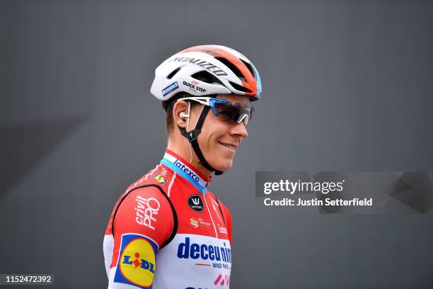 Start / Bob Jungels of Luxembourg and Team Deceuninck - Quick-Step / during the 102nd Giro d'Italia 2019, Stage 17 a 181km stage from Commezzadura to...