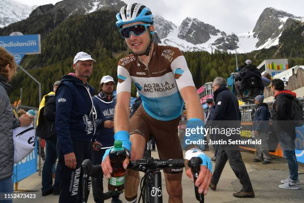 Arrival / Francois Bidard of France and Team AG2R La Mondiale / during the 102nd Giro d'Italia 2019, Stage 17 a 181km stage from Commezzadura to...