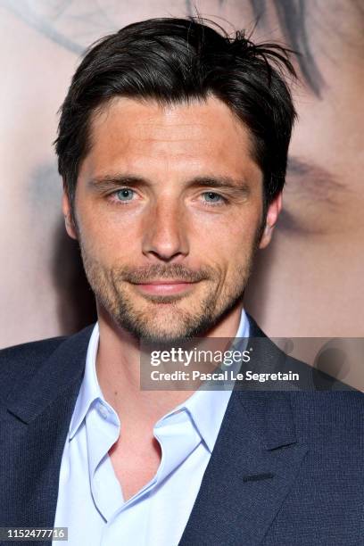 Actor Raphael Personnaz attends the "Noureev - The White Crow" Premiere at Cinema Gaumont Opera on May 29, 2019 in Paris, France.