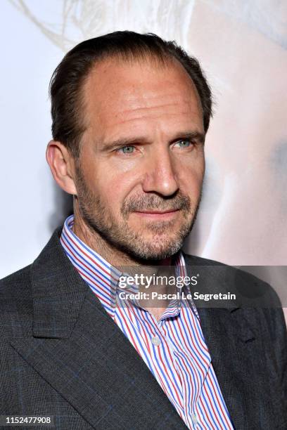 Ralph Fiennes attends the "Noureev - The White Crow" Premiere at Cinema Gaumont Opera on May 29, 2019 in Paris, France.