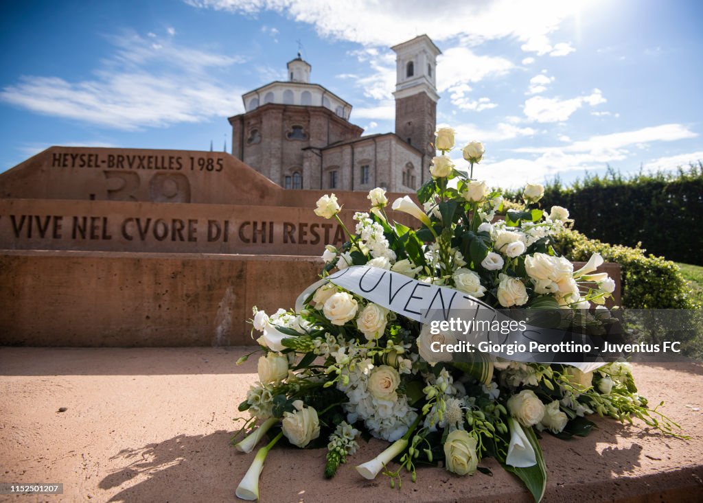 Juventus At Heysel Memorial Ceremony